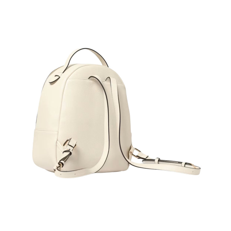 Zaino Donna Bianco, dalla forma stondata, con tasca frontale