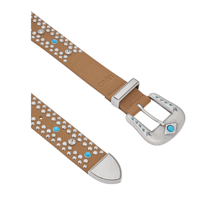 Cintura da donna con borchie smaltate