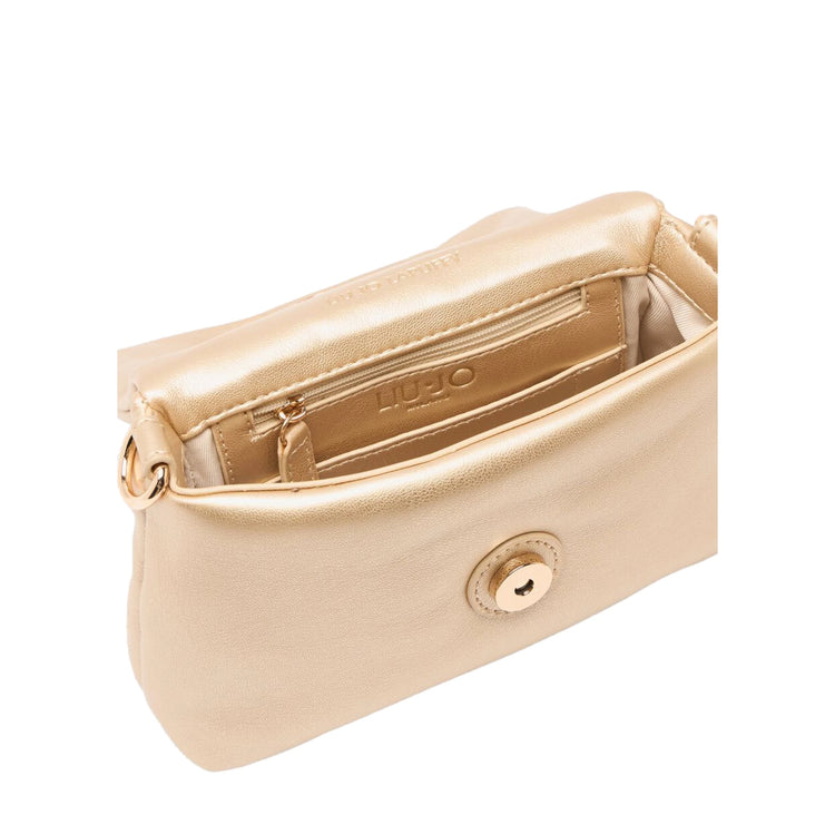 Borsa Donna LaPuffy piccola con catena Oro interno