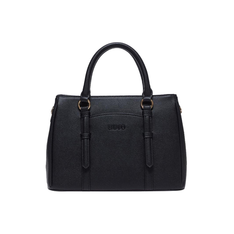 Borsa Donna a mano in tinta unita nera