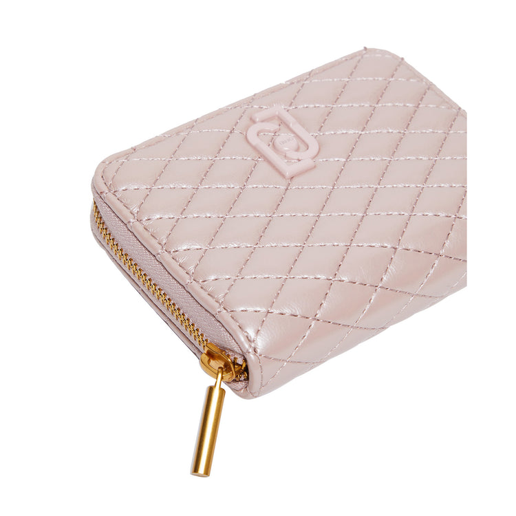 Portafoglio Donna Piccolo Matelassé Rosa