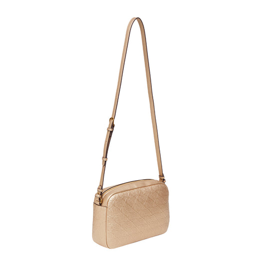 Borsa Donna con loghi in rilievo Oro