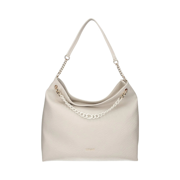 Borsa monospalla Donna con catena bianco