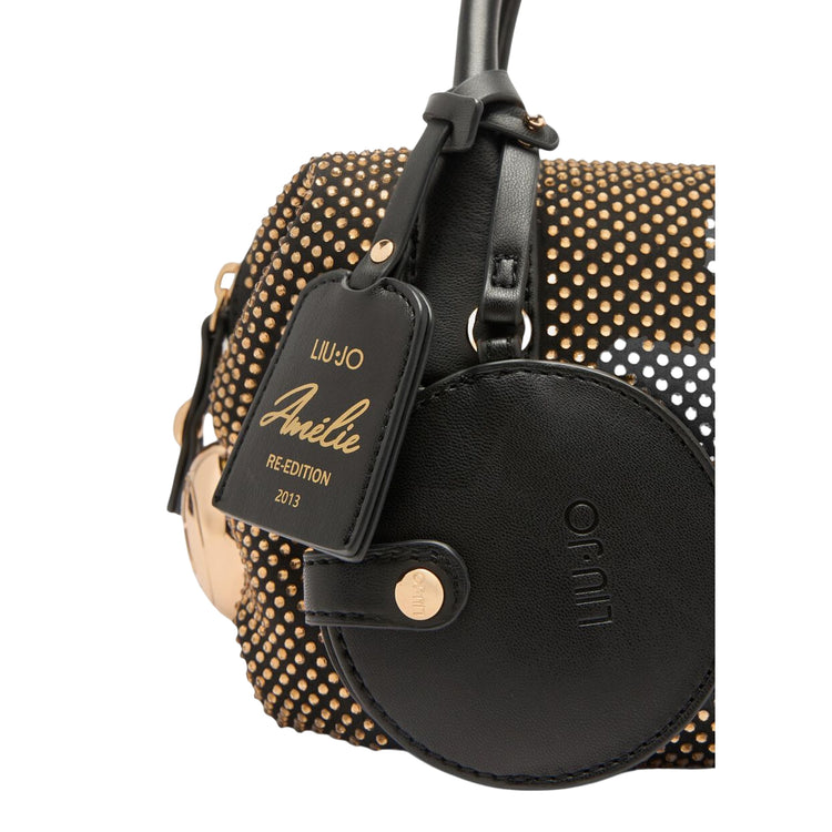 Borsa piccola Donna con strass all over dettali charm