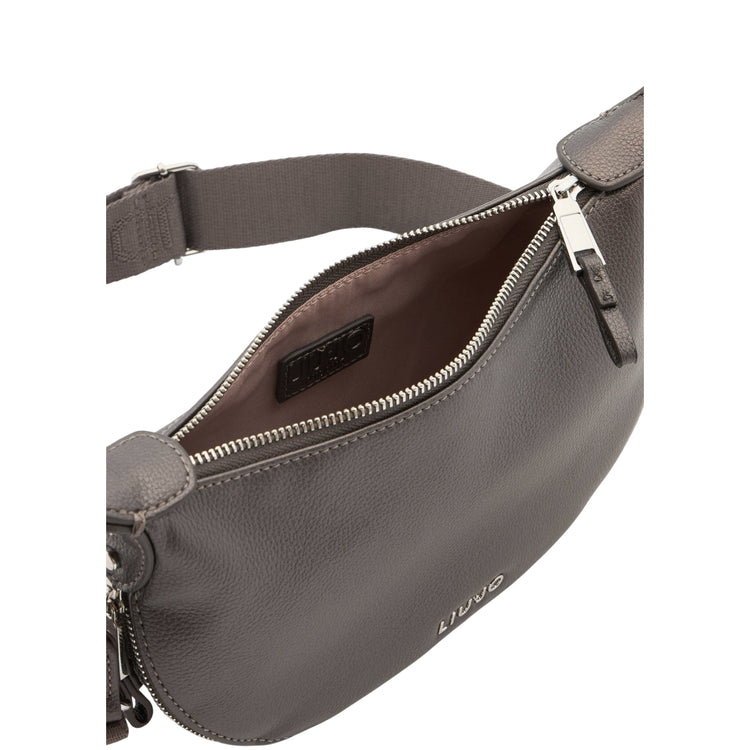 Borsa Hobo piccola da Donna Grigio interno