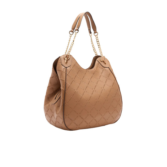 Borsa Donna con logo a rilievo all over retro