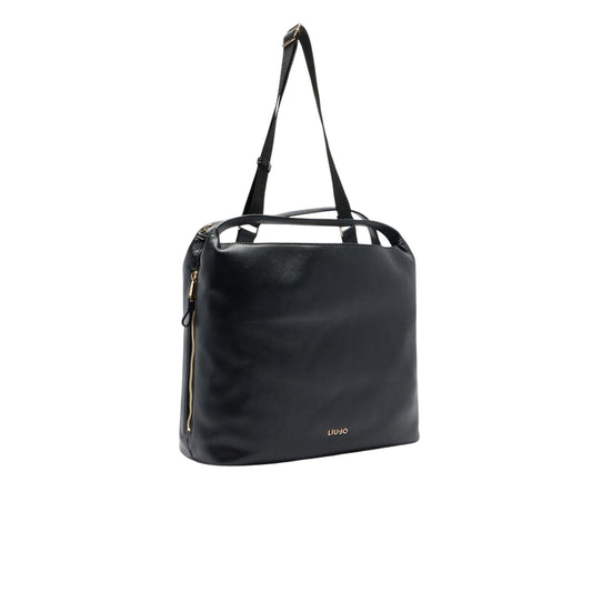 Borsa Donna hobo grande con tracolla Nero con tracolla