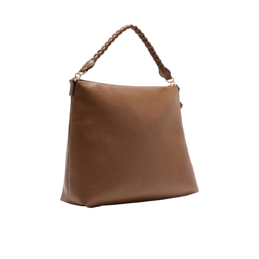 Borsa monospalla Donna con manico intrecciato retro