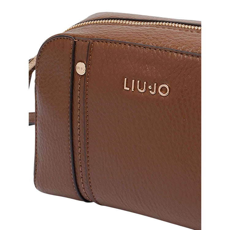 Borsa a tracolla piccola da donna Marrone dettaglio