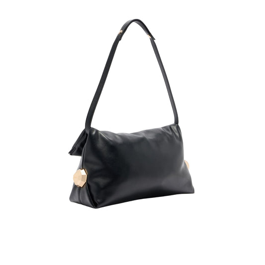 Borsa a spalla media da Donna Nero retro