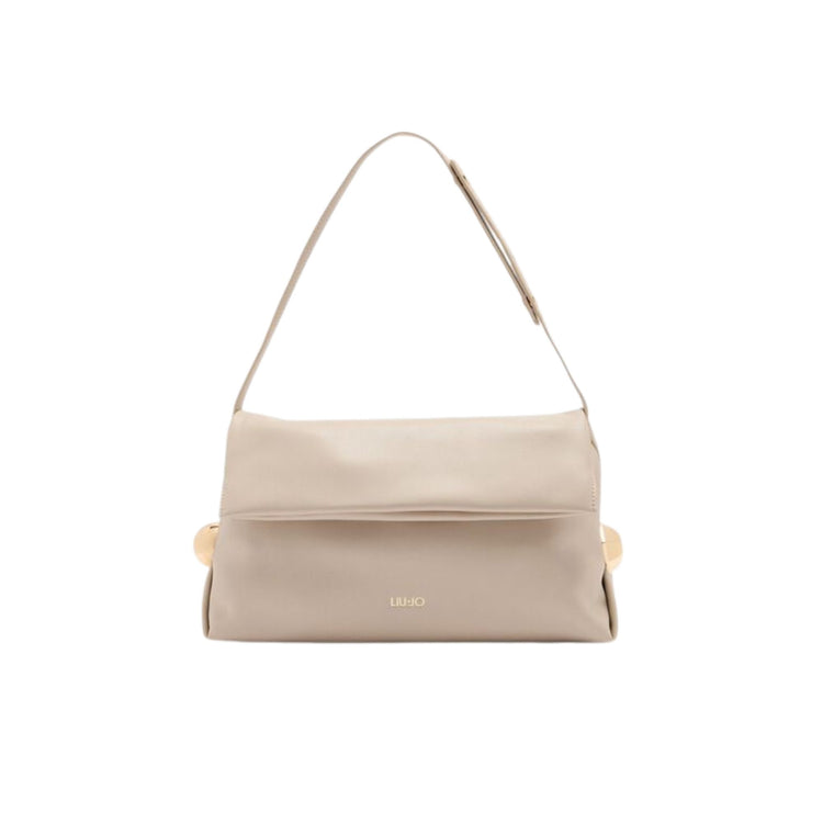 Borsa a spalla media da Donna Beige