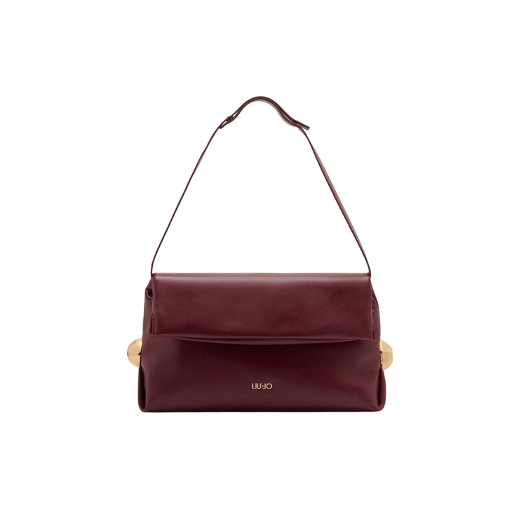 Borsa a spalla media da Donna Bordeaux