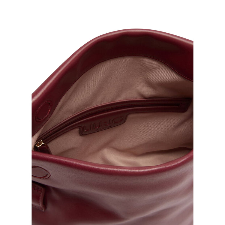 Borsa a spalla media da Donna Bordeaux interno