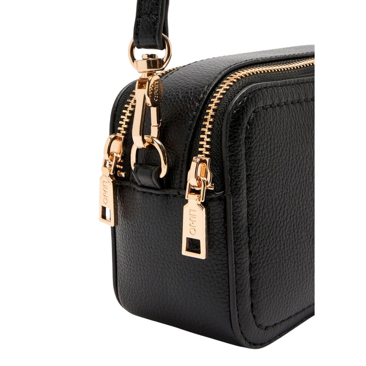 Borsa Donna a tracolla piccola Nero dettaglio zip