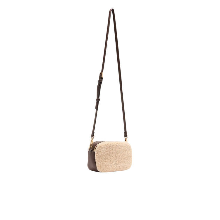 Borsa Donna a tracolla piccola in teddy retro