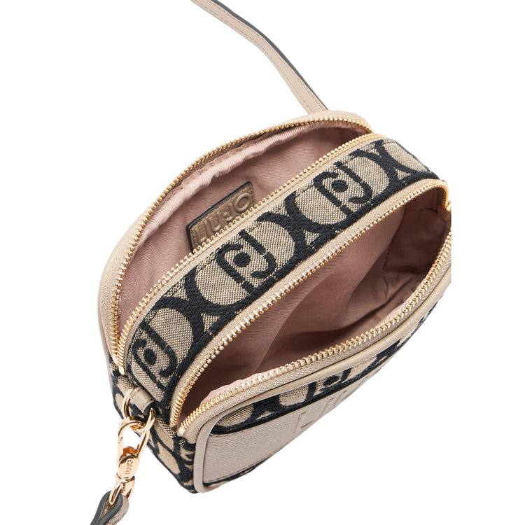Borsa Donna a tracolla piccola jacquard interno