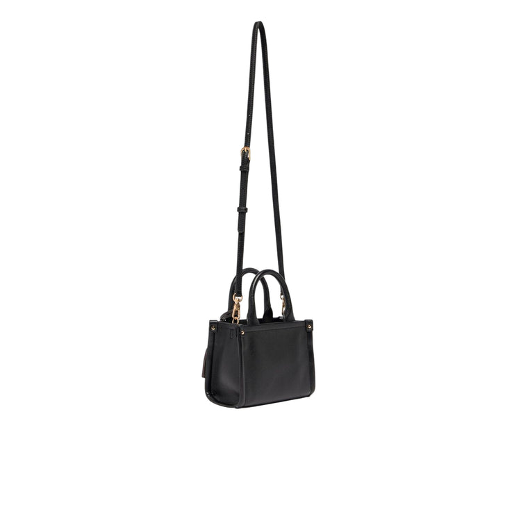 Borsa Donna a mano mini nera con charm retro con tracolla