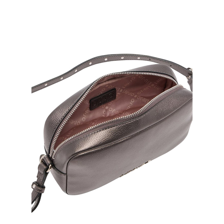 Borsa a tracolla piccola Donna Grigio interno