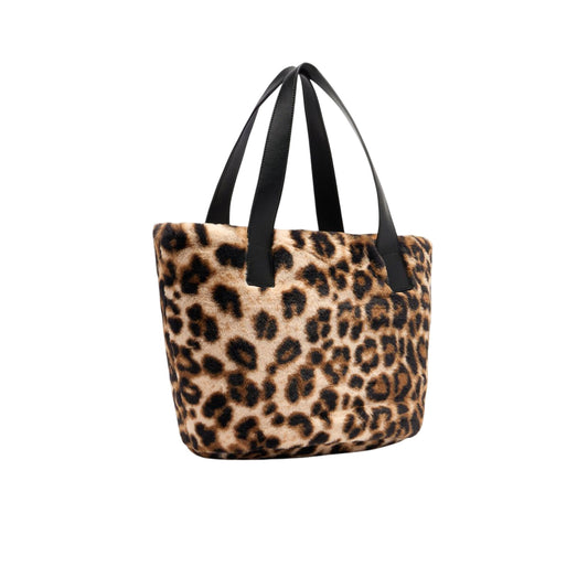 Borsa Donna hobo grande in pelliccia sintetica retro