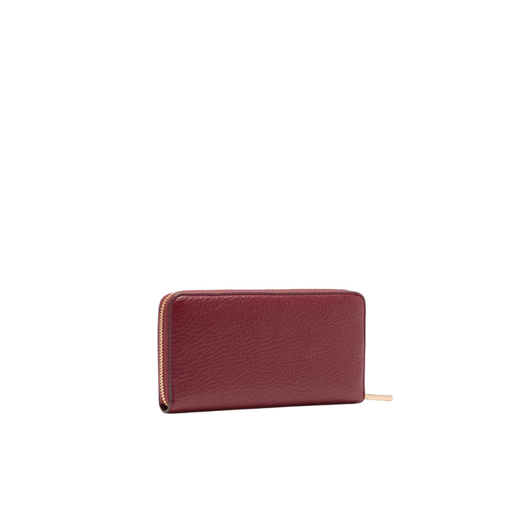 Portafoglio Donna grande zip around Rosso retro
