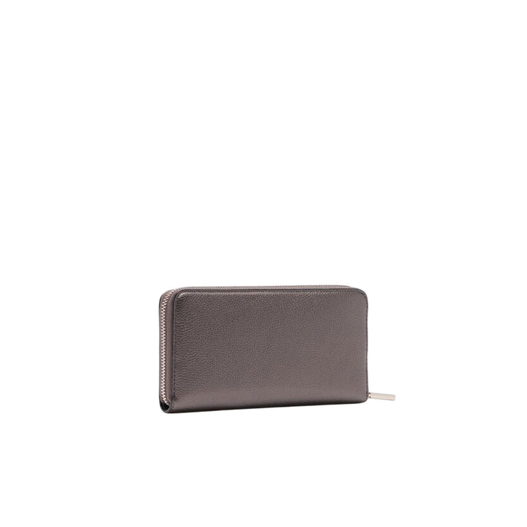 Portafoglio Donna grande Grigio con logo frontale retro