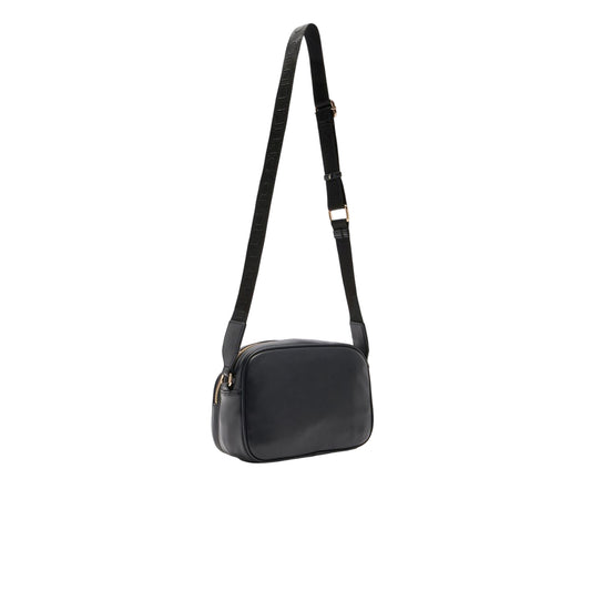 Borsa Donna a tracolla media con tasca davanti Nero retro