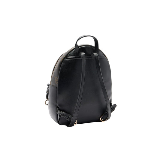 Zaino medio Donna nero con logo all over retro