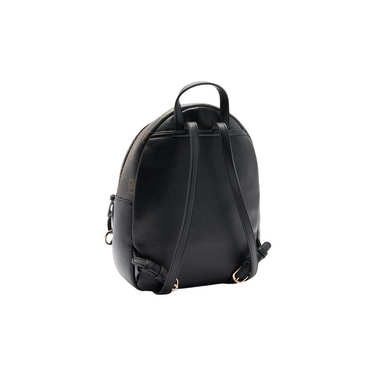 Zaino medio Donna nero con logo all over retro