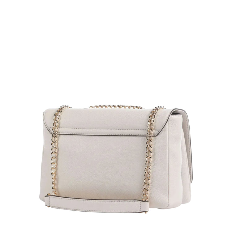 Mini Borsa a tracolla Donna con catena Bianco retro