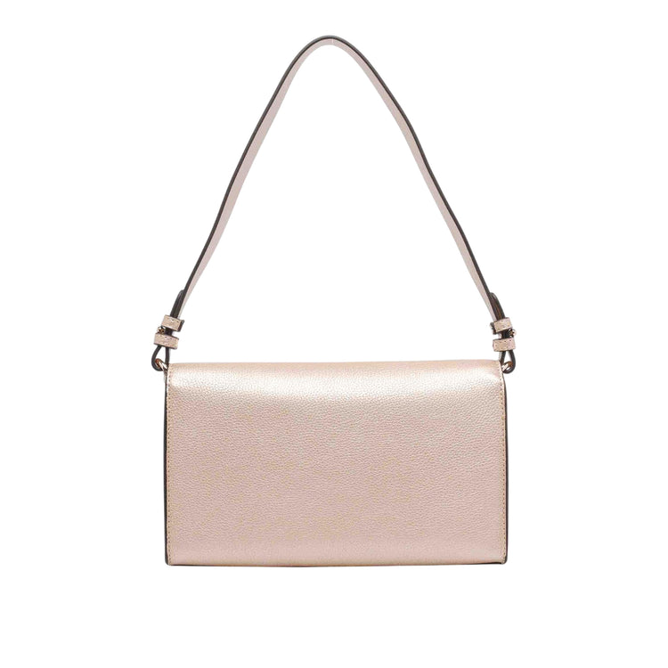 Borsa a spalla con logo Oro retro