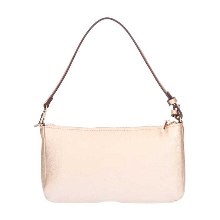 Mini Borsa a spalla Donna in tinta unita oro retro