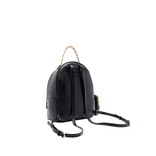 Zaino Donna nero con manico a catena retro