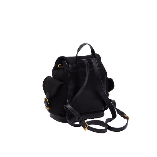 Zaino Donna in microfibra con logo sur ton retro