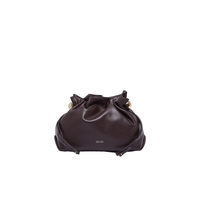 Borsa a spalla media Donna Riccy Bordeaux