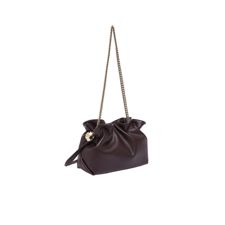 Borsa piccola Donna Riccy Bordeaux retro
