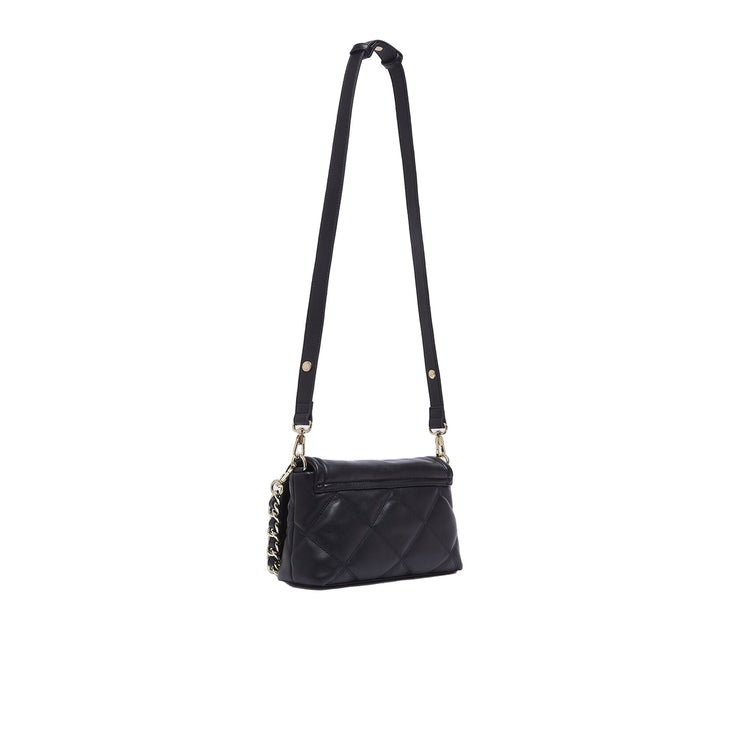 Borsa Donna LaPuffy media Nero con logo retro