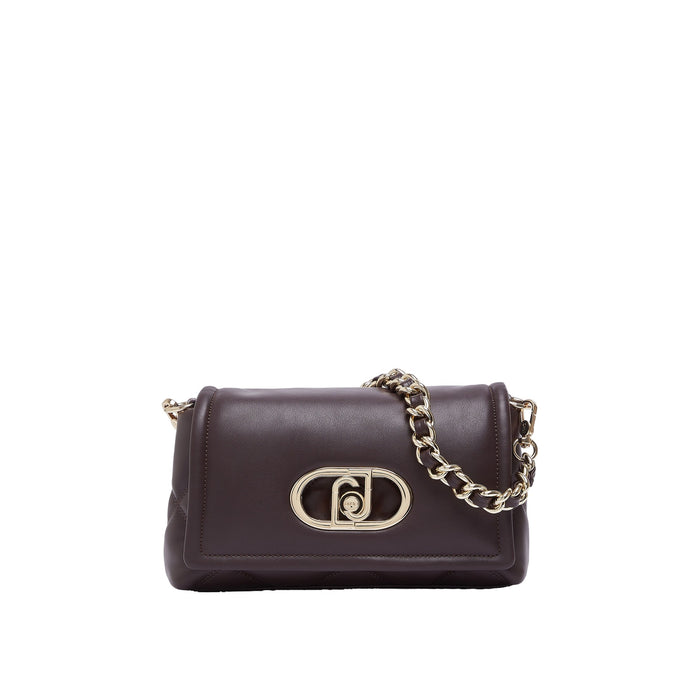 Borsa Donna LaPuffy media Bordeaux con logo
