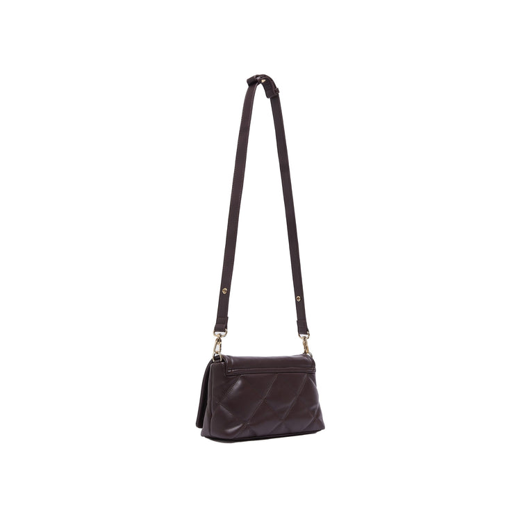 Borsa Donna LaPuffy media Bordeaux con logo retro
