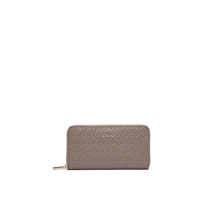 Portafoglio grande Donna monogram debossed