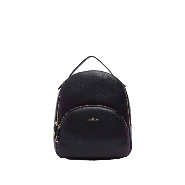 Zaino Donna effetto bottalato nero