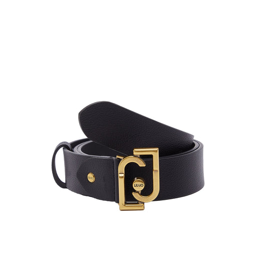 Cintura nera Donna con logo monogram