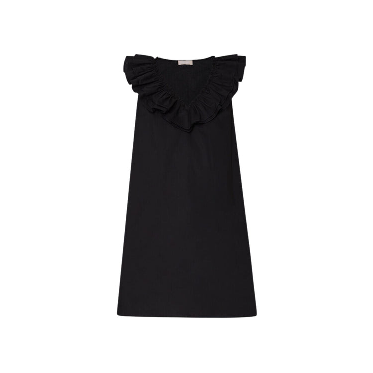 Women's mini dress with ruffles