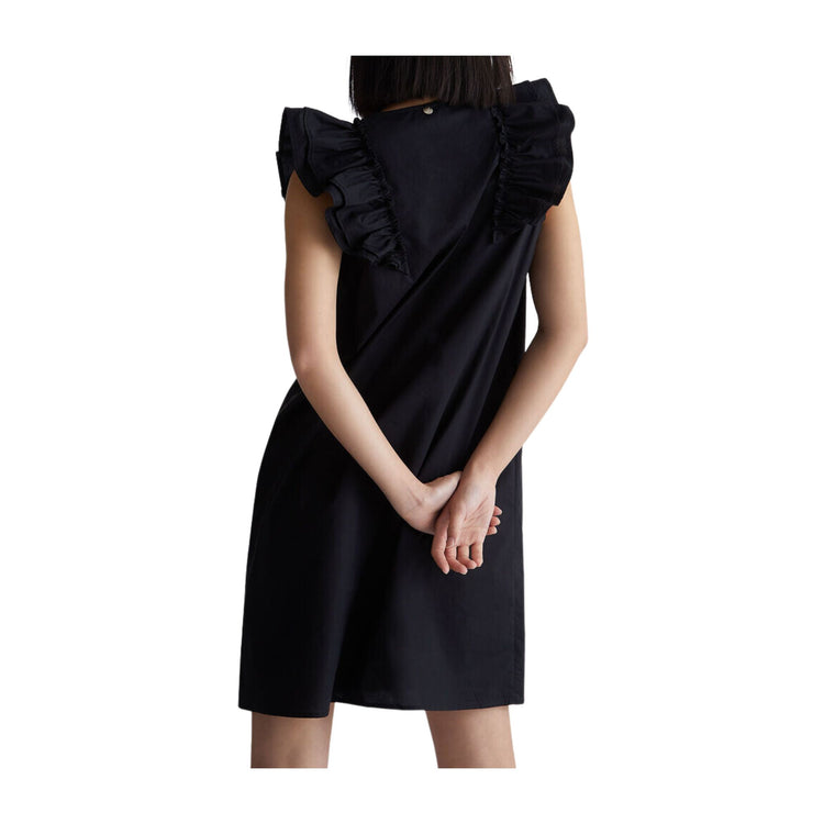 Women's mini dress with ruffles