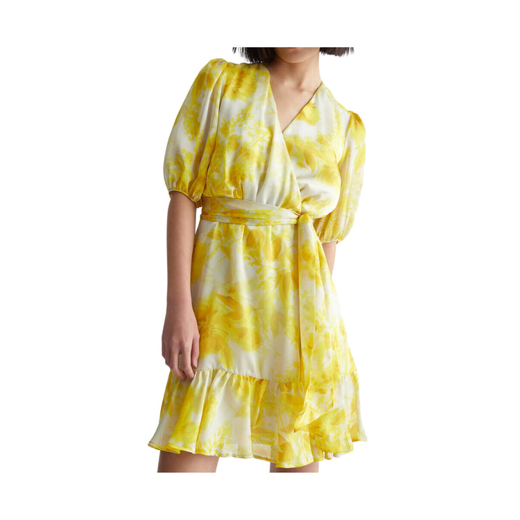 Women's dress with floral pattern