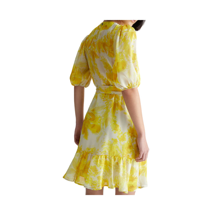Women's dress with floral pattern