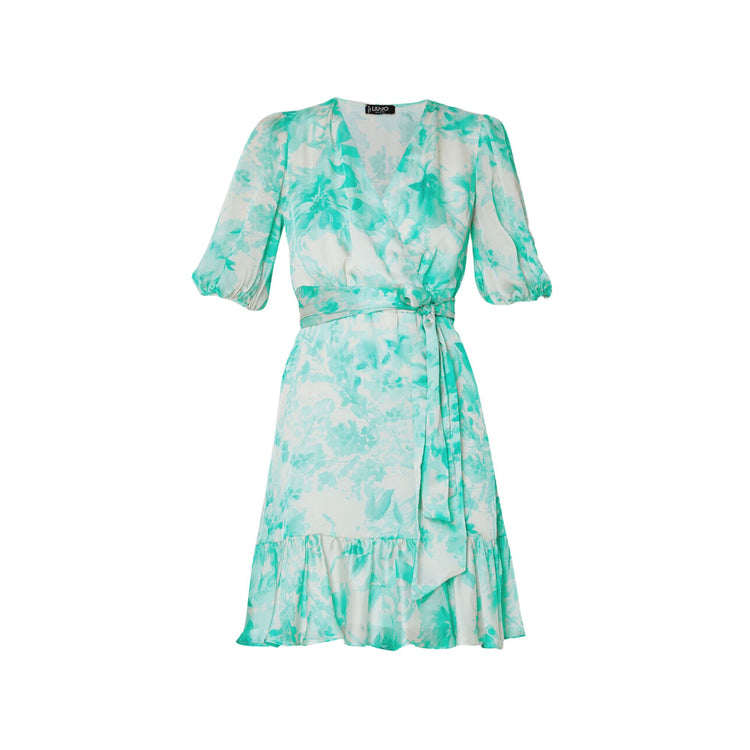 Women's dress with floral pattern