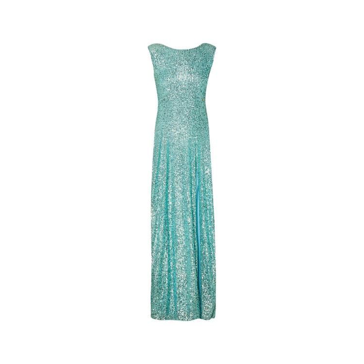 Robe longue femme à paillettes