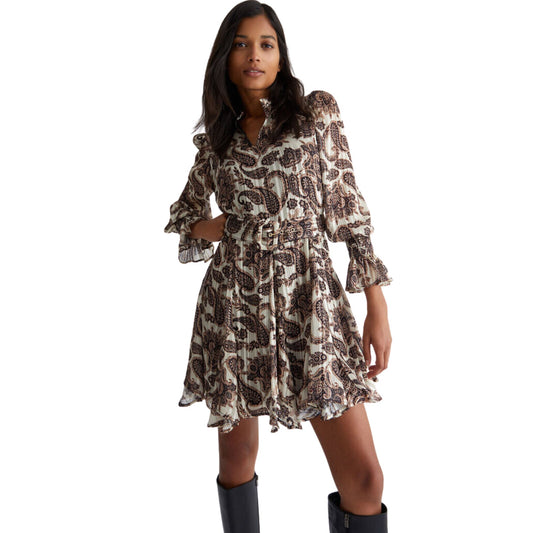 Abito Donna con stampa paisley all over