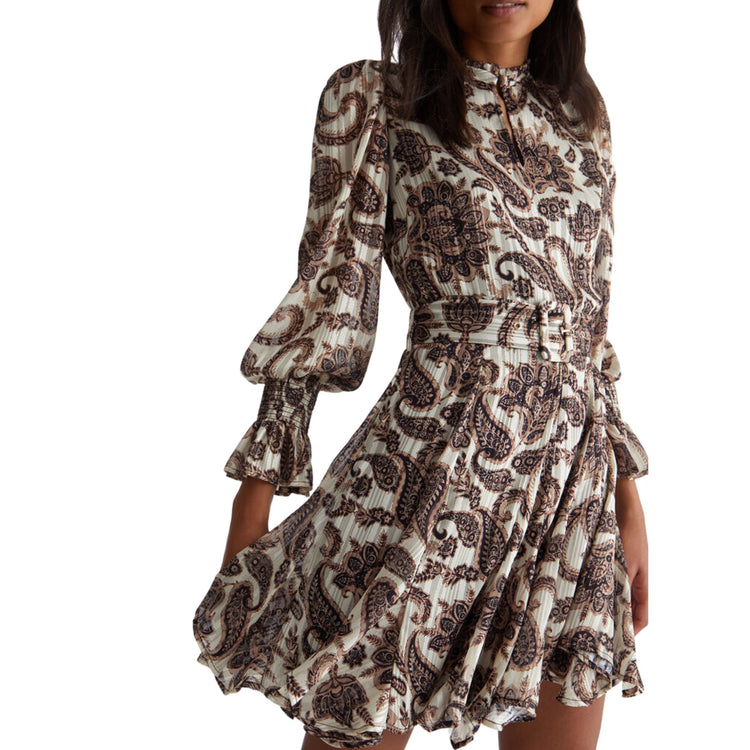 Abito Donna con stampa paisley all over