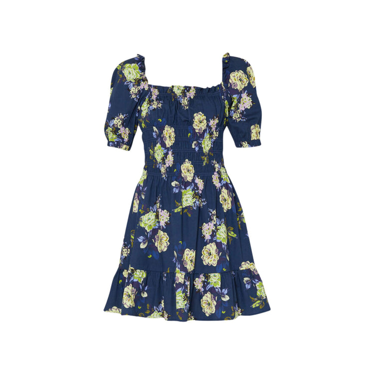 Women's dress with all-over floral print